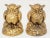 Vintage Cast Solid Brass Owl Bookends Mid-Century Modern 1950s For Sale - Image 10 of 11