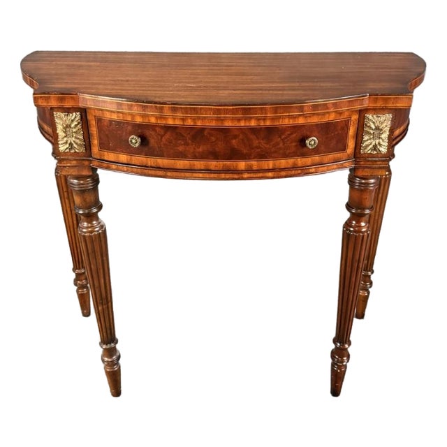 Maitland-Smith Regency Reed 36″ Console Table For Sale