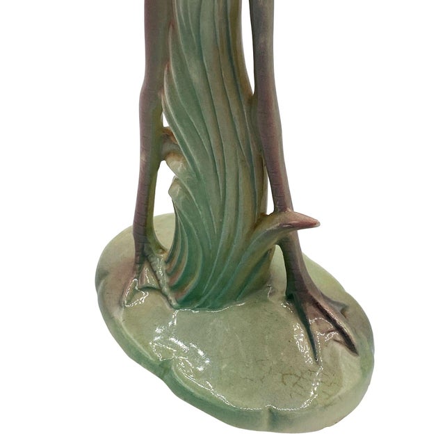 1950s Mid Century Modern Lookers Pink Flamingo Ceramic Tabletop Scultpure Set by Brad Keeler, 2 Pieces For Sale - Image 4 of 17