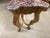 Vintage Italian Rococo Revival Hand-Carved Marble Console Table For Sale - Image 4 of 8