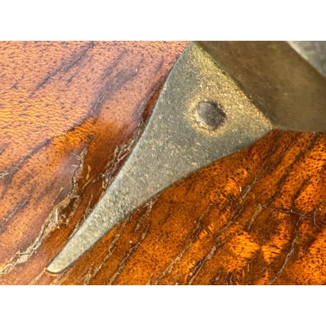 Metal 18th Century Hand-Forged Iron Candle Wick Trimmer With Catcher – Colonial American For Sale - Image 7 of 12