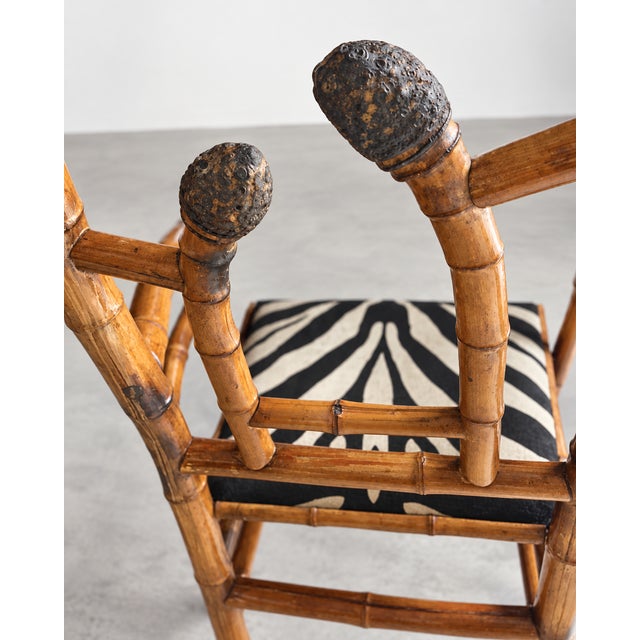 Japanese-Style Armchair by Maison Perret and Vibert, France, 1890 For Sale - Image 6 of 9