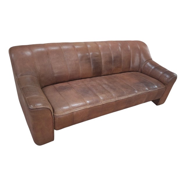 DS44 Three-Seater Sofa in Buffalo Leather from de Sede, 1970s For Sale