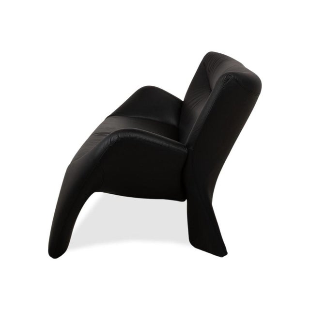 Echnaton 2-Seater Sofa in Black Leather from Leolux For Sale - Image 13 of 14
