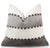 Farmhouse Luxury Striped Genuine Hair-on Cowhide Pillow 18x18 | Handmade For Sale - Image 3 of 7