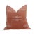 Rust Crossroads Cactus Silk Moroccan Pillow For Sale