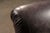 Animal Skin Vintage Leather Lounge Armchair in Black by Klaussner For Sale - Image 7 of 9