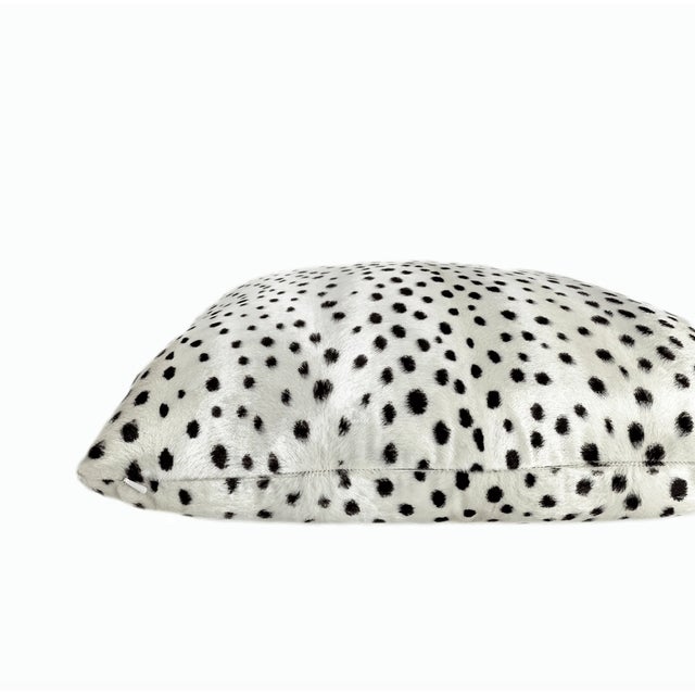 Contemporary Cheetah Print Throw Pillow With Feather Down Insert For Sale - Image 3 of 6