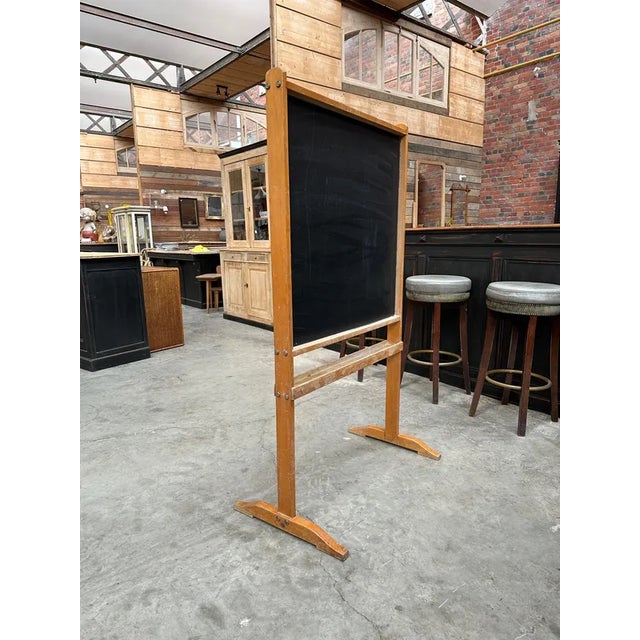 1960s Vintage School Chalkboard, 1960s For Sale - Image 5 of 7