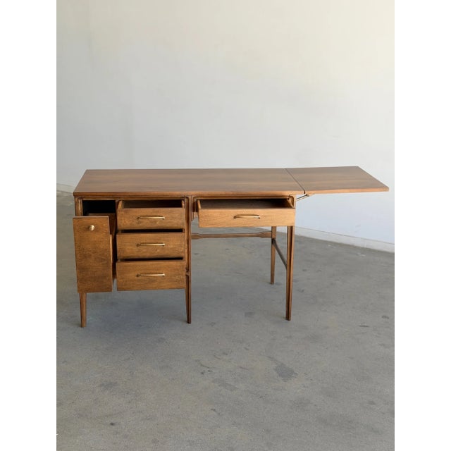 Broyhill Drop Leaf Writing Desk For Sale - Image 10 of 18
