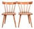 Paul McCobb Planner Group Mid-Century Modern Spindle Back Side Chairs or Dining Chairs, Pair For Sale