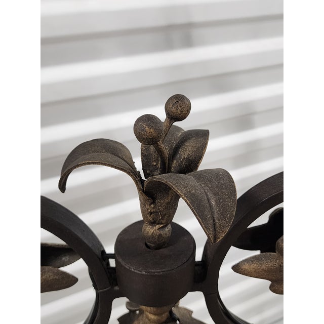 Ironware International, Inc Victoria 3 Light Pendant Chandelier For Sale - Image 15 of 17