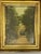 Antique French 19th-Century Oil on Board Landscape Painting in Giltwood Frame For Sale - Image 15 of 18