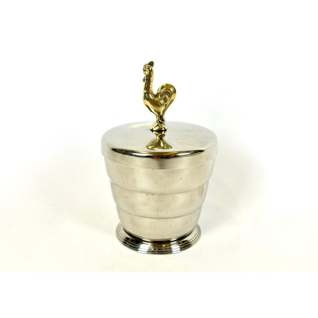 Art Deco Danish Jar with Rooster from Nordisk Malm, 1930s For Sale - Image 9 of 9