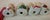 .Vintage Bisque Porcelain Angel Figurine Ornaments. Made in Taiwan. Set of Four. For Sale - Image 9 of 9