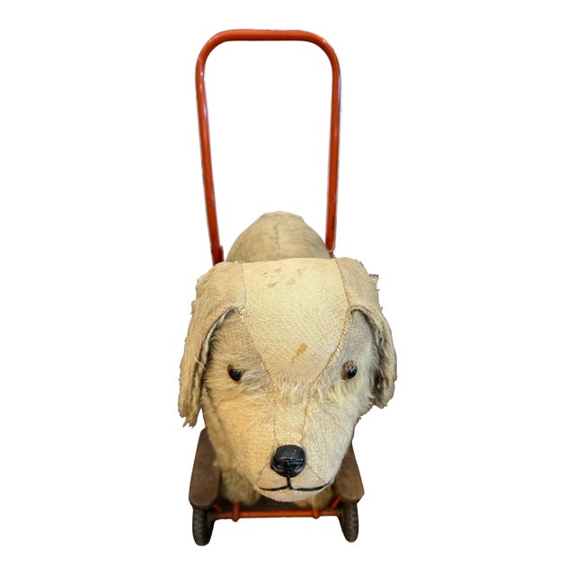 Large Dog Riding Toy, Tri-Ang Toys by Lines Bros. Circa 1940's For Sale