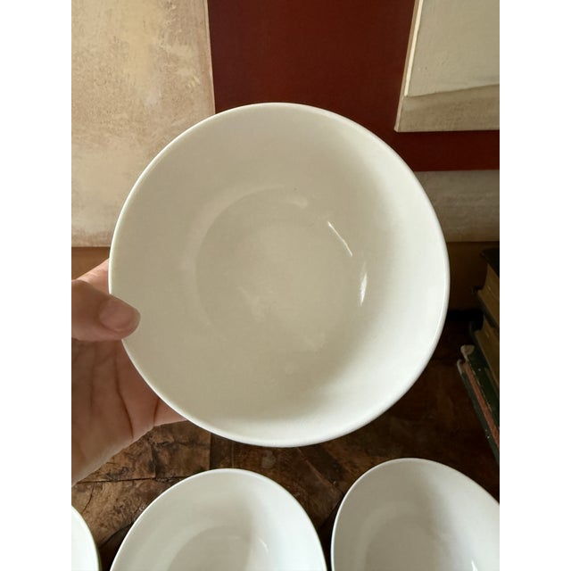 Ceramic Vintage Villeroy Boch Castellina 5.75 Inch Bowls Citta Campagna Floral Ribbon - Set of 4 For Sale - Image 7 of 9