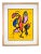 1990 Lawrence Volk Signed Abstract Figurative Mixed-Media Painting , Framed For Sale