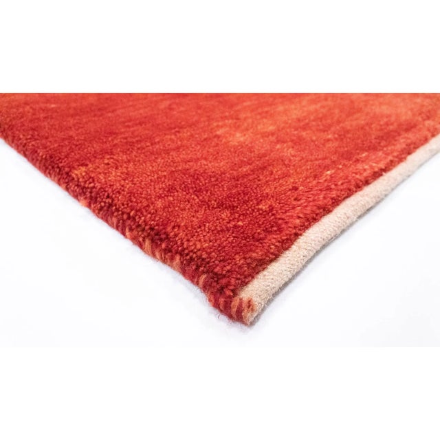 Textile Middle Eastern Hand-Knotted Gabbeh Rug For Sale - Image 7 of 10