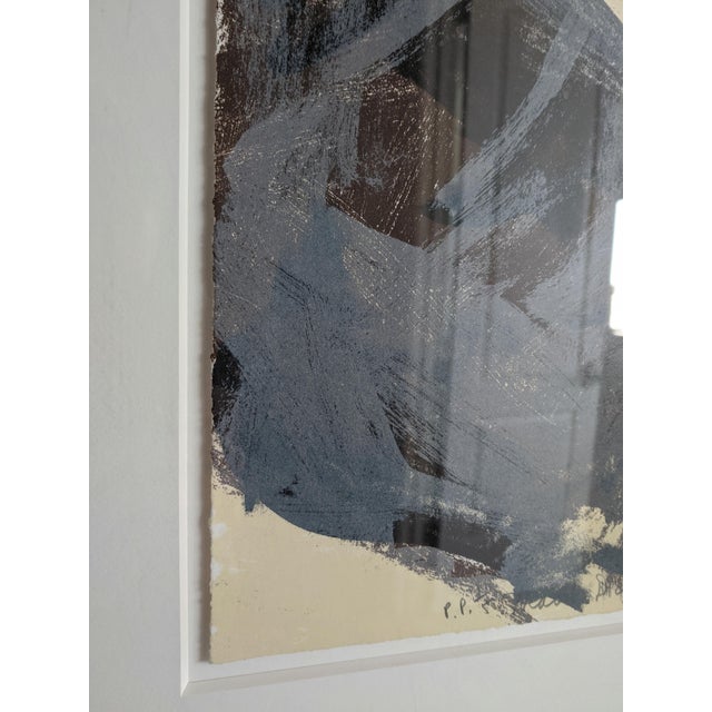 Light Yellow Vintage New York City Empire State Building Lithograph Framed and Signed For Sale - Image 8 of 12