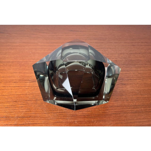 Vintage Italian Sommerso Murano Glass Bowl, 1970s For Sale - Image 17 of 18