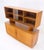 H.P. Hansen Danish Mid-Century Modern Teak Credenza Tambour Doors Hutch For Sale - Image 4 of 12