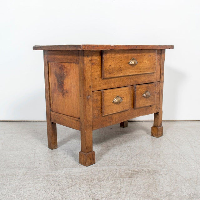 Brown 19th Century French Directoire Style Provincial Mélèze Petite Chest For Sale - Image 8 of 13