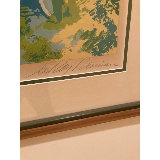 Expressionism Framed Leroy Neiman Signed and Numbered Lithograph of Stan Smith For Sale - Image 3 of 5