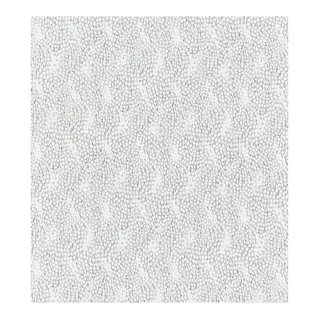 Sample - The House of Scalamandré Flurry Fabric, Snow For Sale