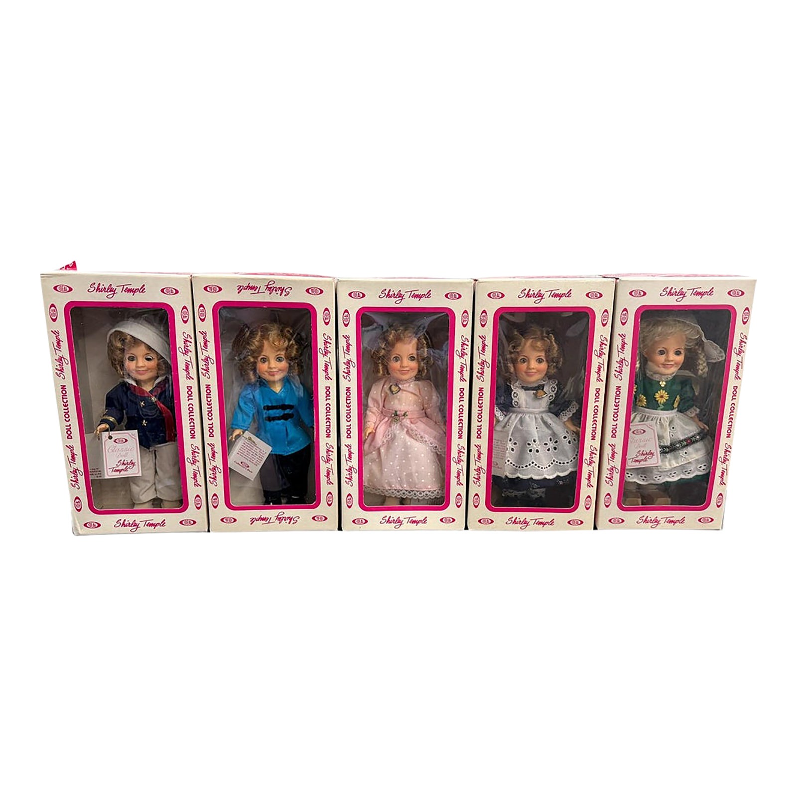 1982 Ideal Toy Co. Shirley Temple Doll Collection - Complete Set of 5 ...