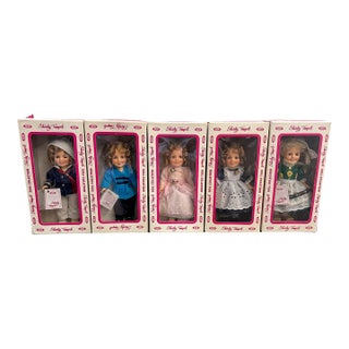 1982 Ideal Toy Co. Shirley Temple Doll Collection - Complete Set of 5 New in Box For Sale