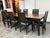 Crate & Barrel Buying and Design for Crate & Barrel Italian Extension Dining Table + Eight Chairs, Set For Sale - Image 4 of 12