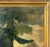 Black Black Labrador Retriever Painting, Oil on Canvas in Giltwood Frame For Sale - Image 8 of 11
