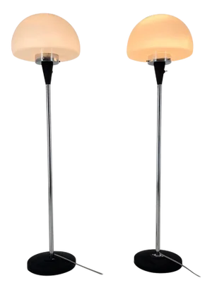 Floor Lamps attributed to Jaroslav Bejvl for Lidokov, 1960s, Set of 2