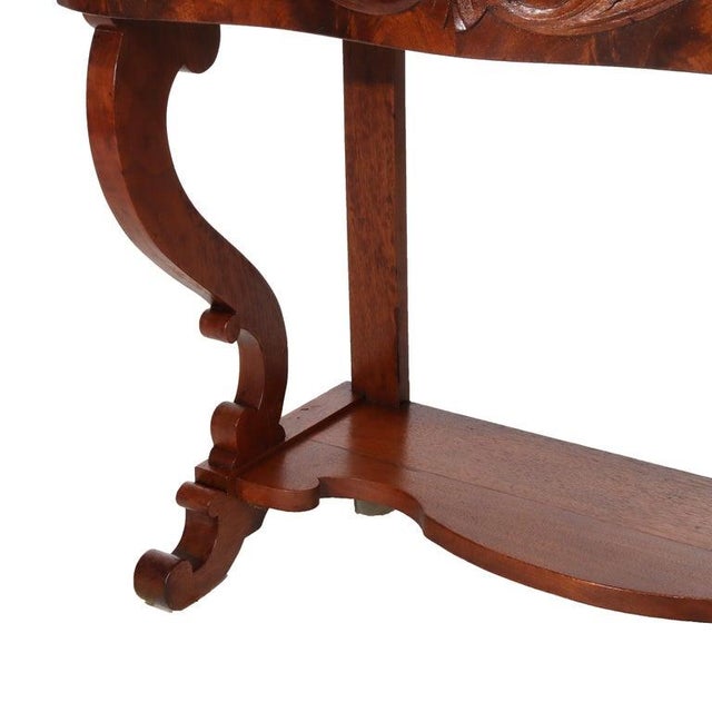 Late 19th Century Antique Walnut Marble Top Washstand With Backsplash Circa 1870 For Sale - Image 5 of 9