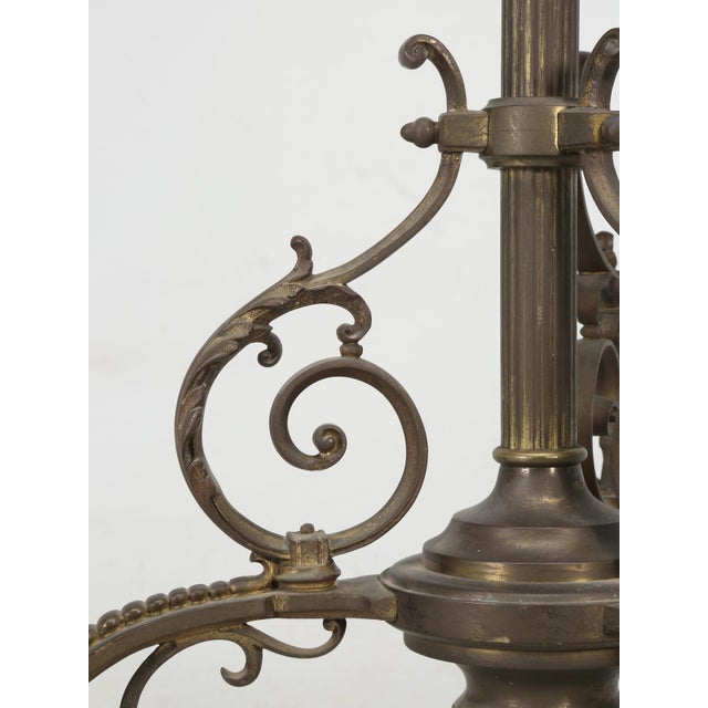 Vintage French Brass and Onyx Floor Lamp, Circa 1930s For Sale - Image 12 of 12