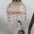 Metal Antique Table Lamp in Pink Glass, 1900s For Sale - Image 7 of 11
