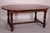 1980s Baroque Style Elm Wood Dining Room Table For Sale - Image 5 of 13