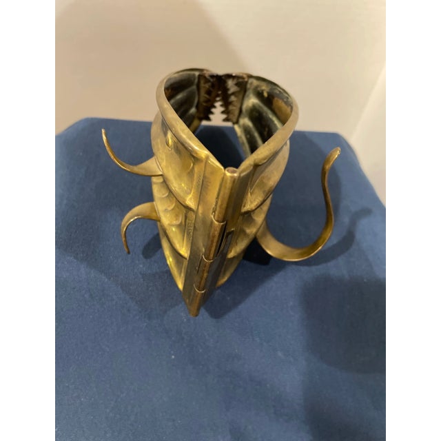 Late 19th Century Antique Late 19th Century Brass Coal Tongs For Sale - Image 5 of 5