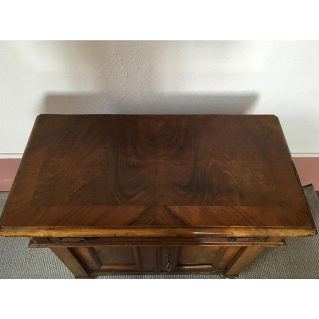 Late 19th Century Inlaid Walnut Buffet with Drawer or Low Cabinet, Italy, 1890 For Sale - Image 14 of 16