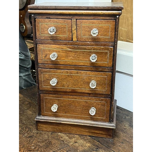 Antique Table Top Collectors Drawers For Sale - Image 5 of 18