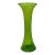 Blenko Olive Green 20” Optic Swirl Floor Vase 6928 For Sale