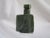 This spinach jade snuff bottle has a geometric appearance with its squared silhouette and ledge that is ergonomically...