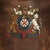 Brown 1920s Antique English Leather Bucket Table Lamps With Armorial Crests - a Pair For Sale - Image 8 of 11