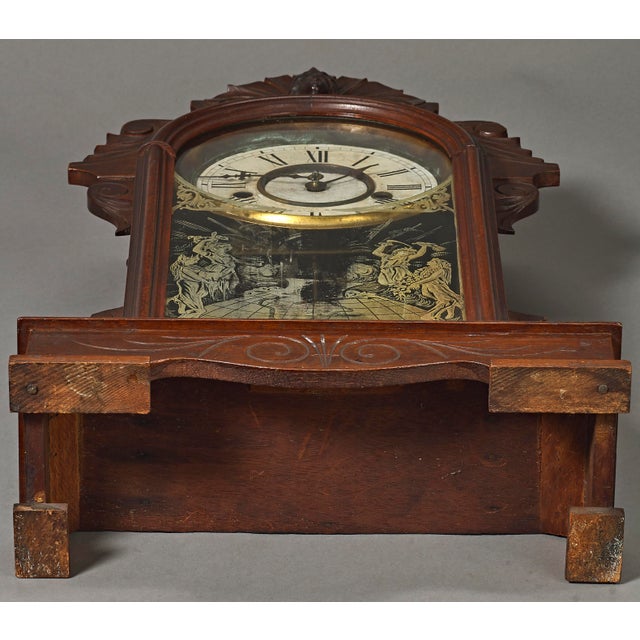 Antique Ansonia Carved Wood Kitchen/Gingerbread Clock Chairish