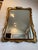 Mid-Century Italian Silver & Gold Gilt Carved Wood Mirror With Sculptural Drapery Motif For Sale - Image 11 of 15