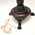 Brown Antique Victorian Floor Lamp in Carved Mahogany, 1890 For Sale - Image 8 of 11