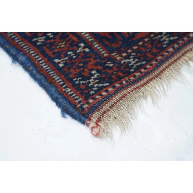 Textile Antique Turkmen Rug 3'0'' X 5'9'' For Sale - Image 7 of 10