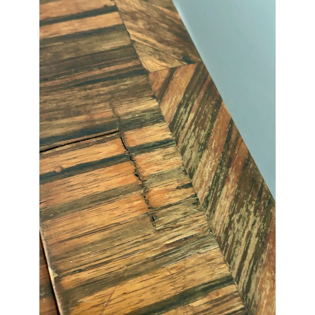 George III Exotic Wood Dressing Table With Mirror For Sale - Image 16 of 17