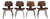 Refinished Charles and Ray Eames DCW Herman Miller Walnut Dining Chairs - Set of 4 For Sale